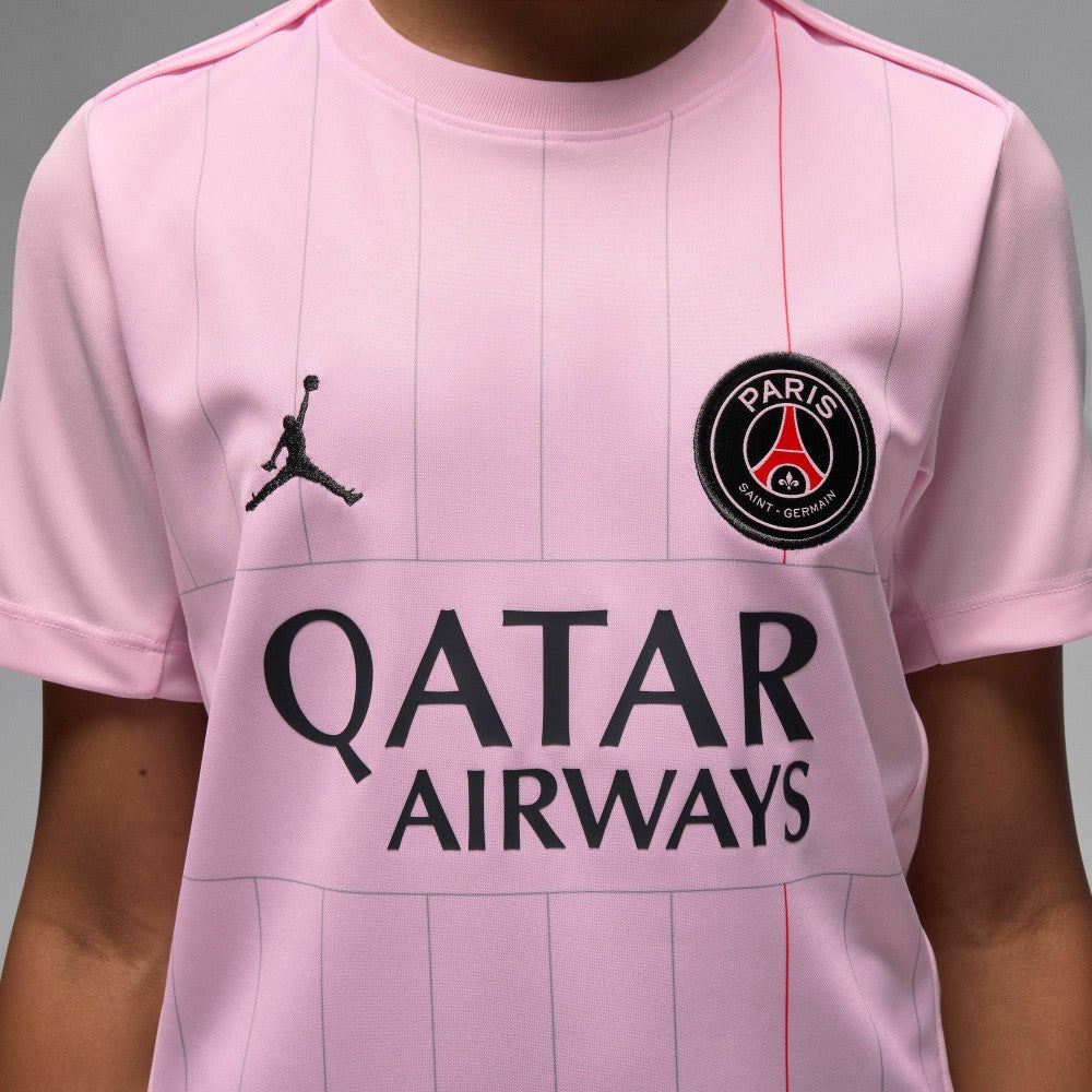 Paris Saint-Germain Jordan Brand Youth 2025/26 Fourth Academy Pro Pre-Match Top Pink | Jordan