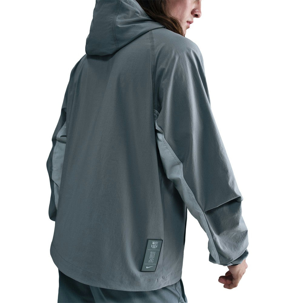 Barcelona Special Edition Full-Zip Woven Fleece Jacket Gray | Nike discount