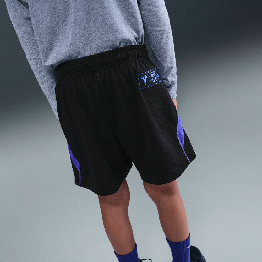 Barcelona Youth 2025/26 Away Kobe Fundamental Dri-FIT Shorts Black | Nike Sale