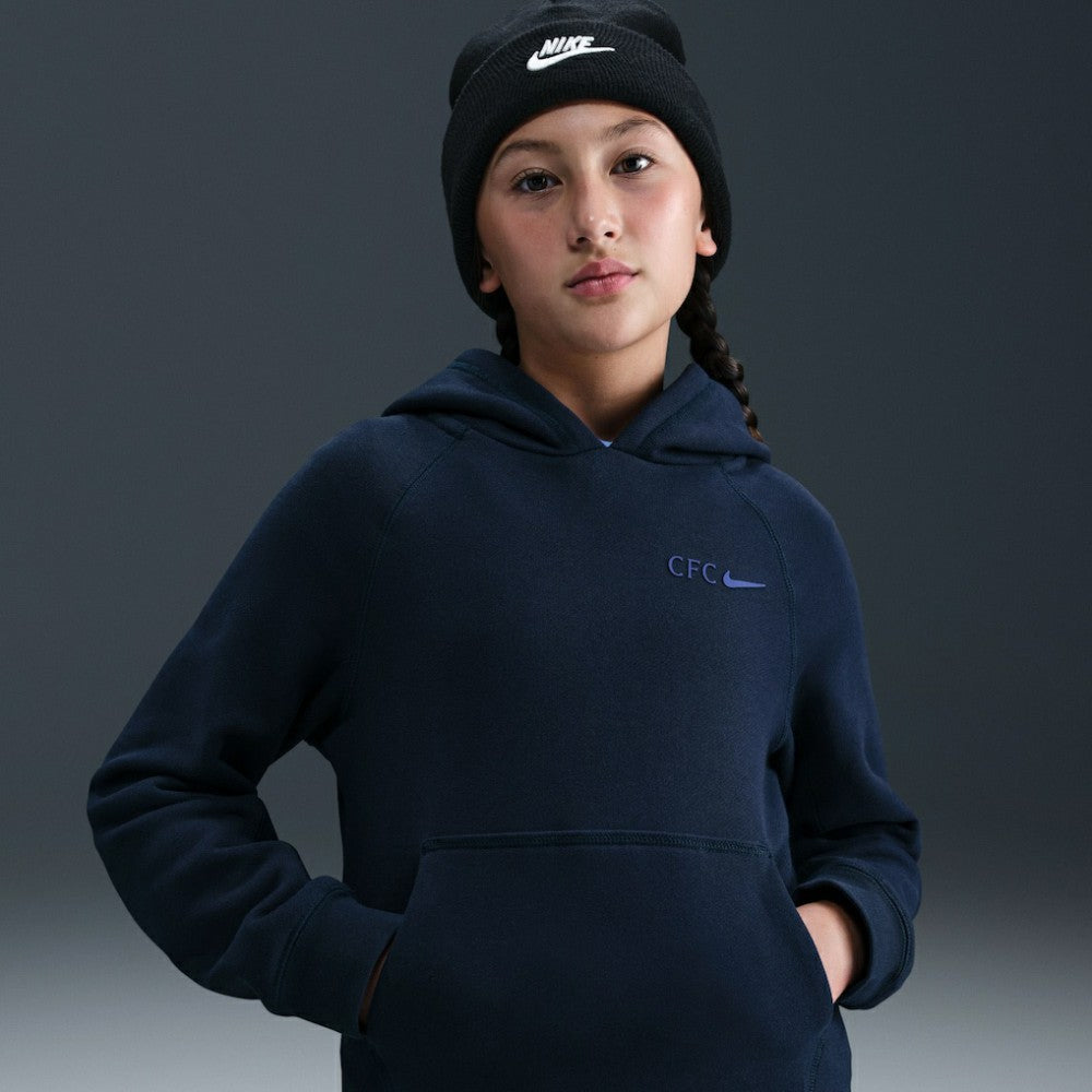 Chelsea Youth Air Raglan Hoodie Navy | Nike Online