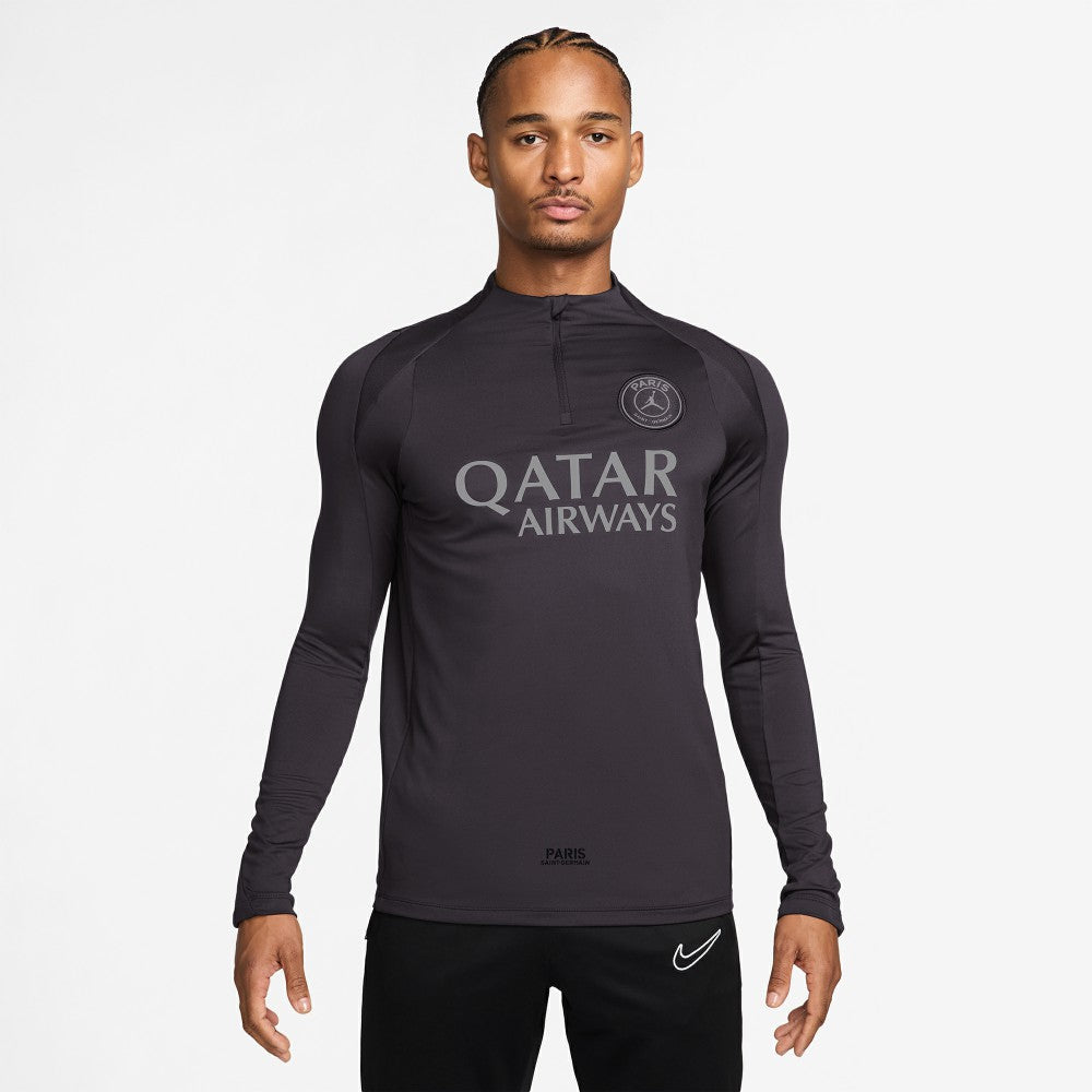 Paris Saint-Germain Strike Drill Quarter-Zip Long Sleeve Dri-FIT Top Anthracite | Nike Online