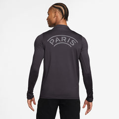 Paris Saint-Germain Strike Drill Quarter-Zip Long Sleeve Dri-FIT Top Anthracite | Nike Online