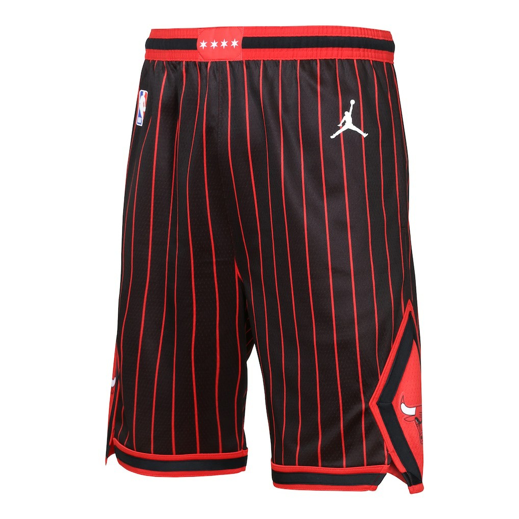 Chicago Bulls Jordan Brand Youth Authentic Statement Edition Swingman Shorts Black - NBA