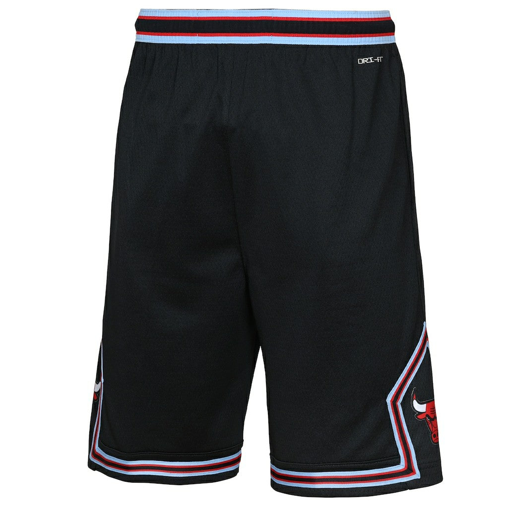 Chicago Bulls Youth 2025/26 City Edition Swingman Performance Shorts Black - NBA