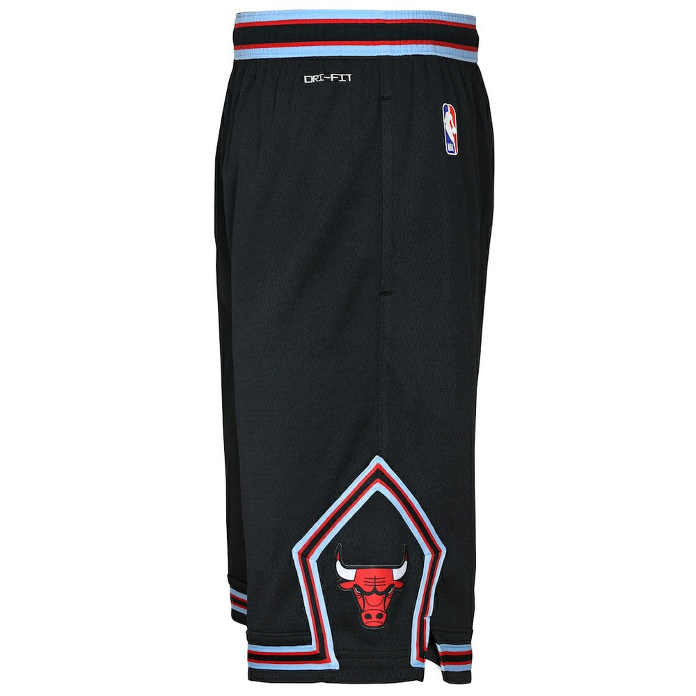 Chicago Bulls Youth 2025/26 City Edition Swingman Performance Shorts Black - NBA