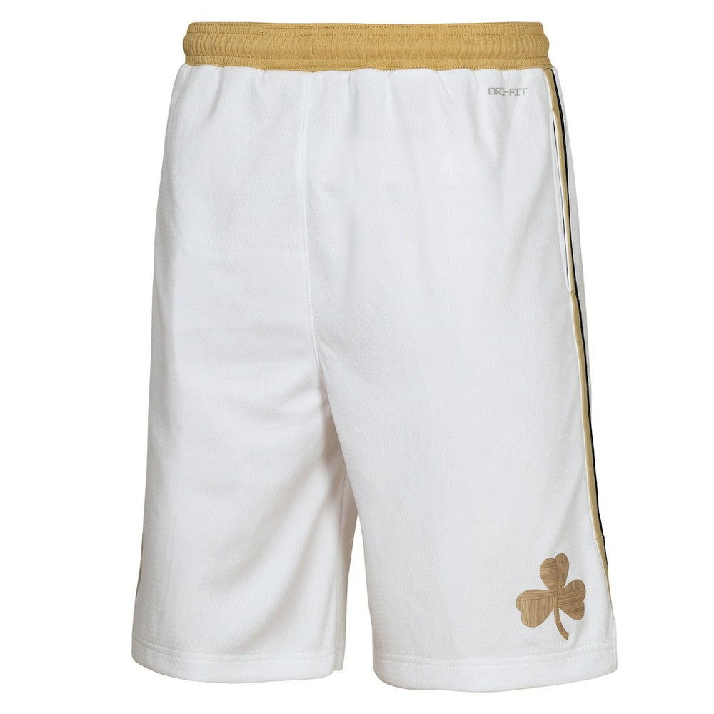 Boston Celtics Youth 2025/26 City Edition Swingman Performance Shorts White - NBA