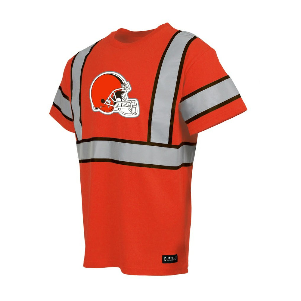 Cleveland Browns Safety Heavyweight T-Shirt Orange | NFL