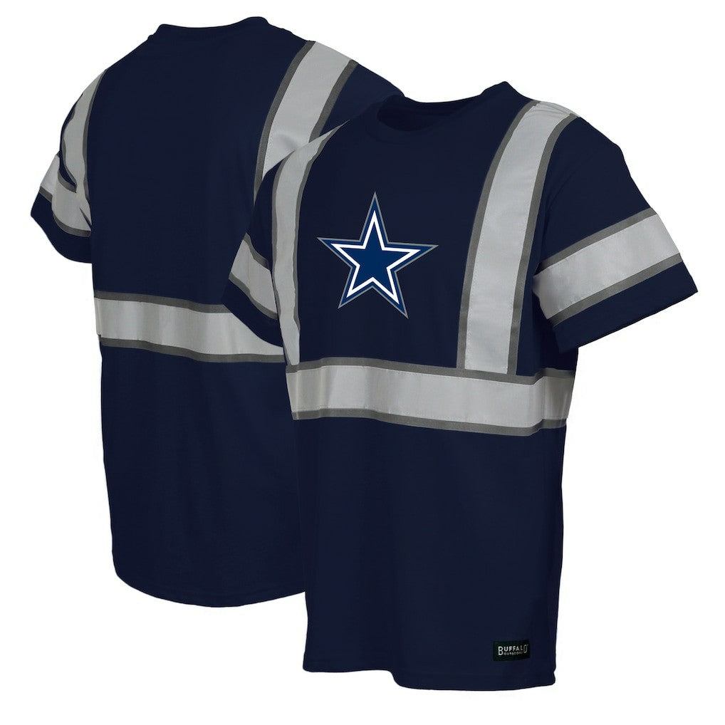 Dallas Cowboys Safety Heavyweight T-Shirt Navy | NFL