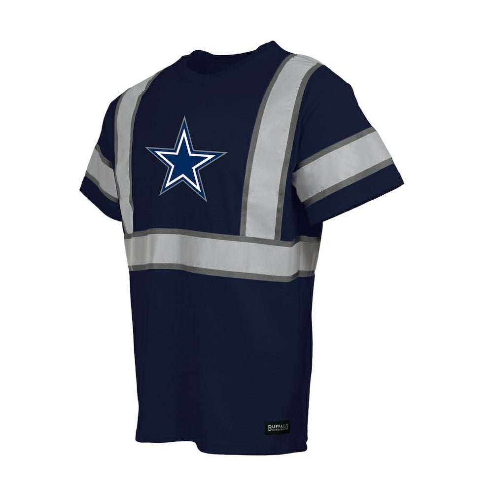Dallas Cowboys Safety Heavyweight T-Shirt Navy | NFL