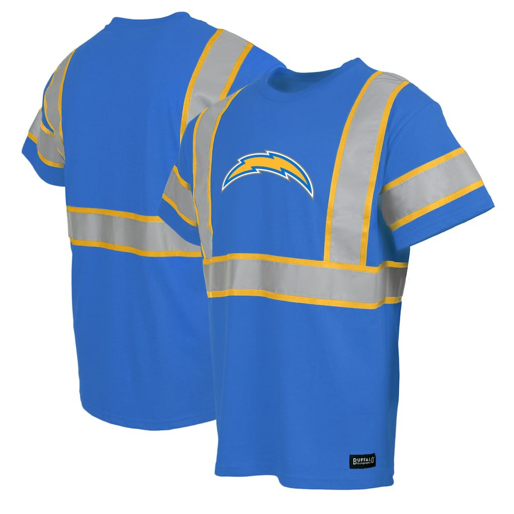 Los Angeles Chargers Safety Heavyweight T-Shirt Powder Blue | NFL