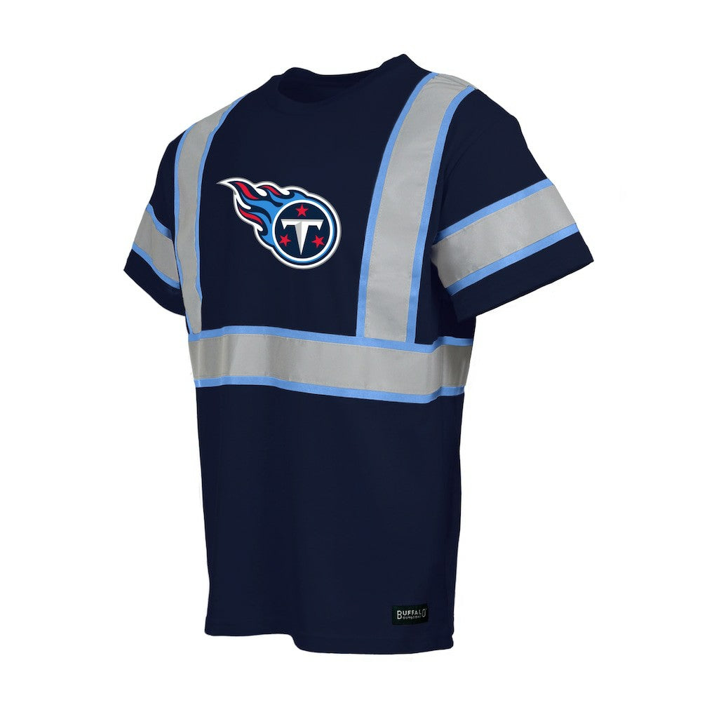 Tennessee Titans Safety Heavyweight T-Shirt Navy | NFL