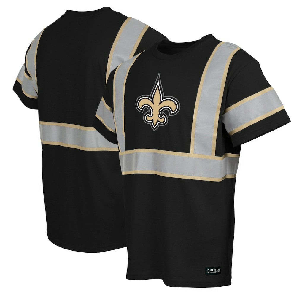 New Orleans Saints Safety Heavyweight T-Shirt Black | NFL