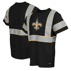 New Orleans Saints Safety Heavyweight T-Shirt Black | NFL