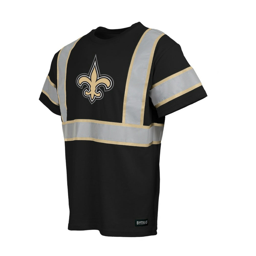 New Orleans Saints Safety Heavyweight T-Shirt Black | NFL