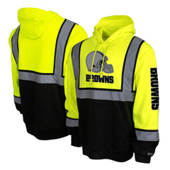 Cleveland Browns High-Visibility Safety Hooded Sweatshirt Yellow | NFL