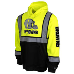 Cleveland Browns High-Visibility Safety Hooded Sweatshirt Yellow | NFL