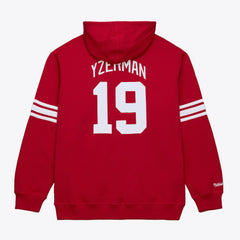 Steve Yzerman Detroit Red Wings Mitchell & Ness 1997 Name & Number Premium Pullover Hoodie - Scarlet - NHL
