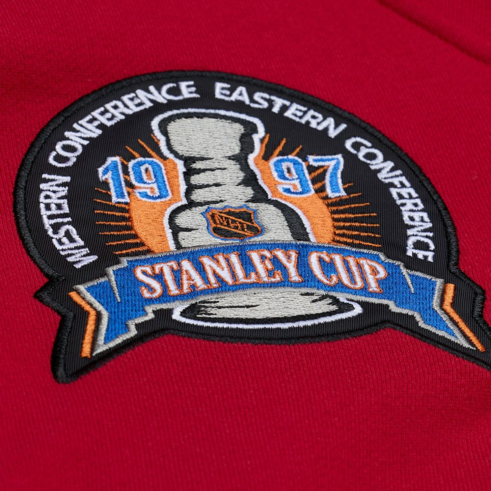 Steve Yzerman Detroit Red Wings Mitchell & Ness 1997 Name & Number Premium Pullover Hoodie - Scarlet - NHL