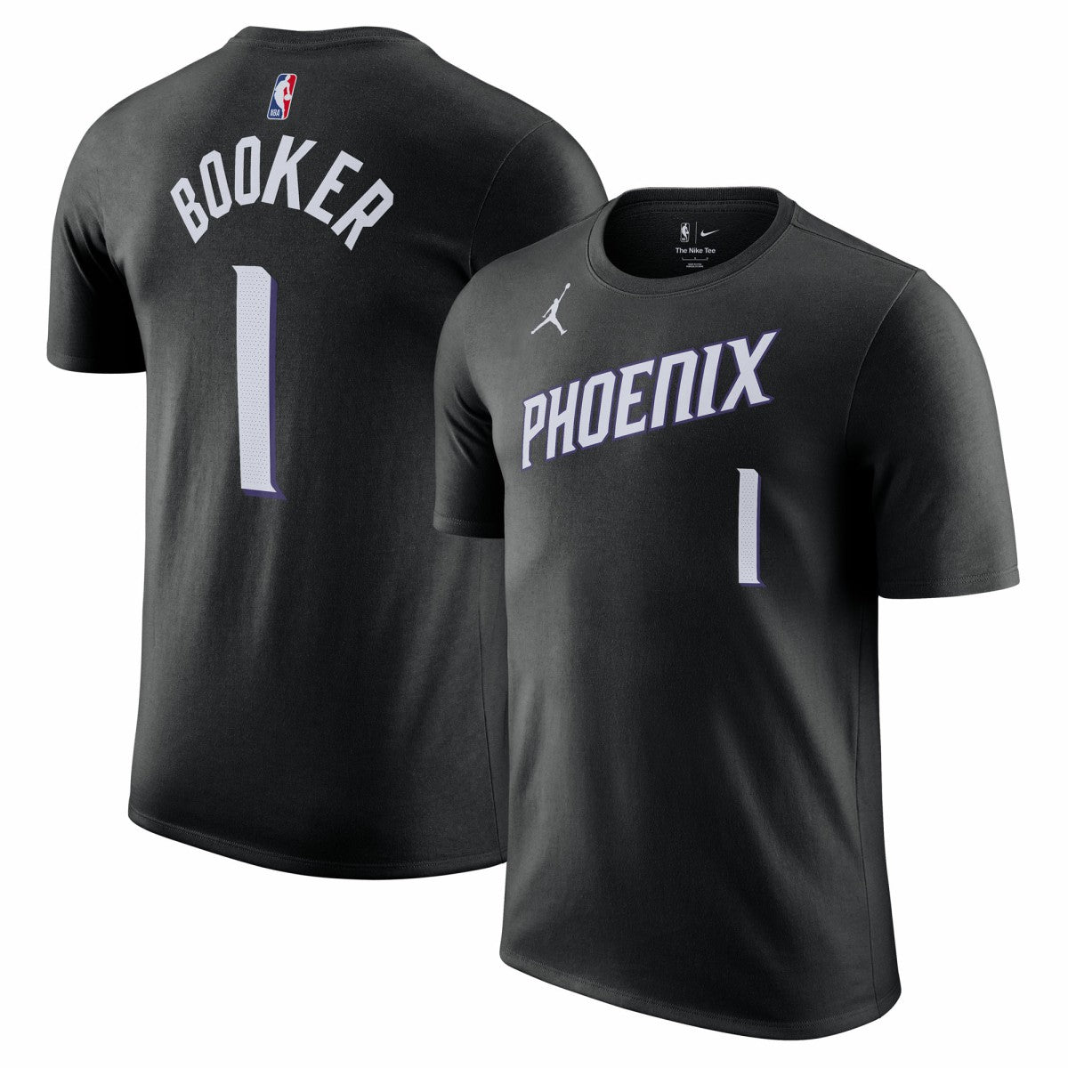 Devin Booker Phoenix Suns Jordan Brand Unisex Name & Number T-Shirt Statement Edition Black - NBA