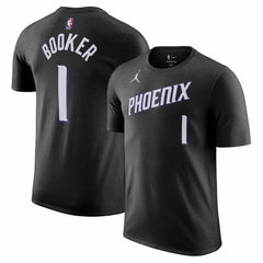 Devin Booker Phoenix Suns Jordan Brand Unisex Name & Number T-Shirt Statement Edition Black - NBA