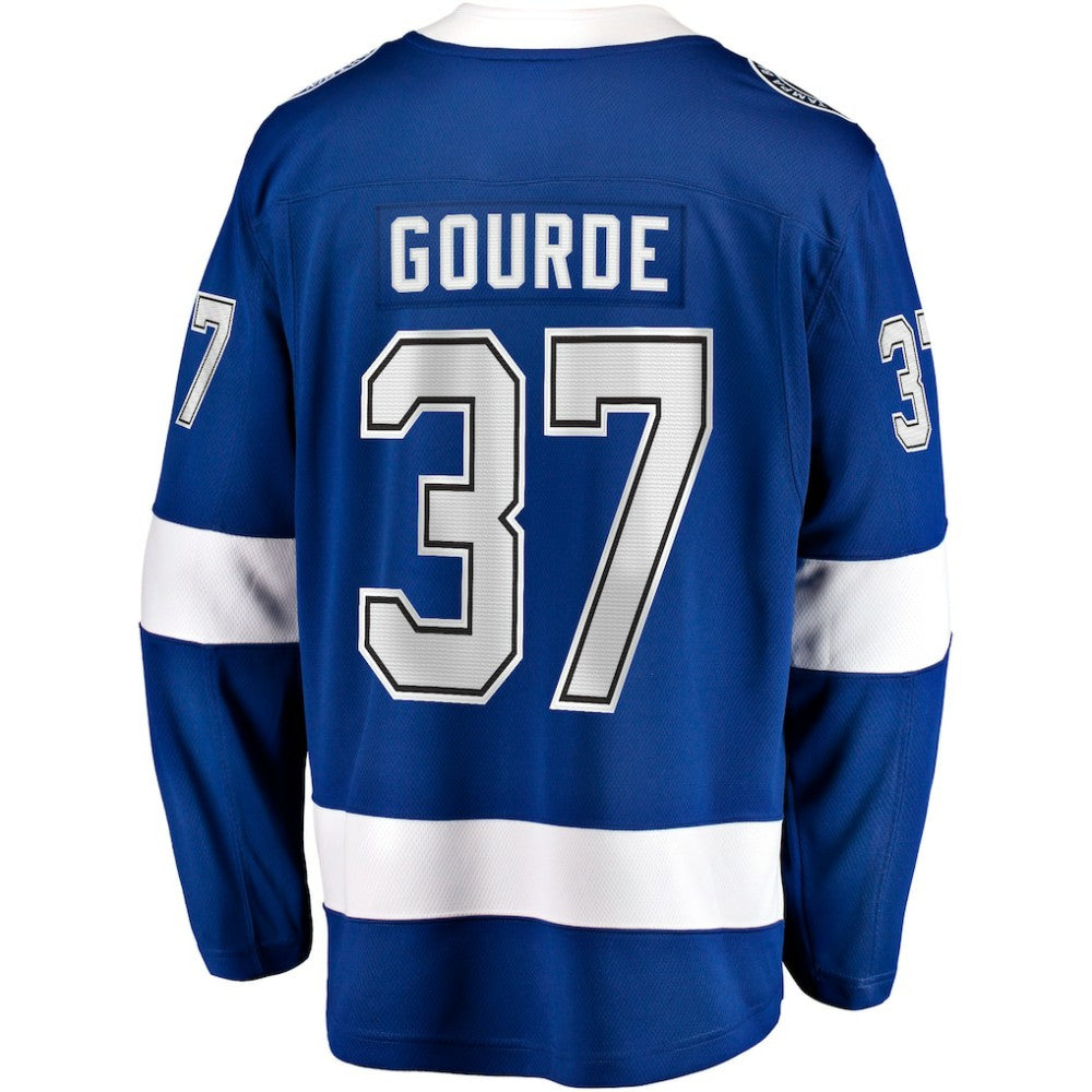 Yanni Gourde Tampa Bay Lightning Fanatics Home Breakaway Jersey - Blue - NHL