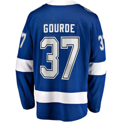 Yanni Gourde Tampa Bay Lightning Fanatics Home Breakaway Jersey - Blue - NHL