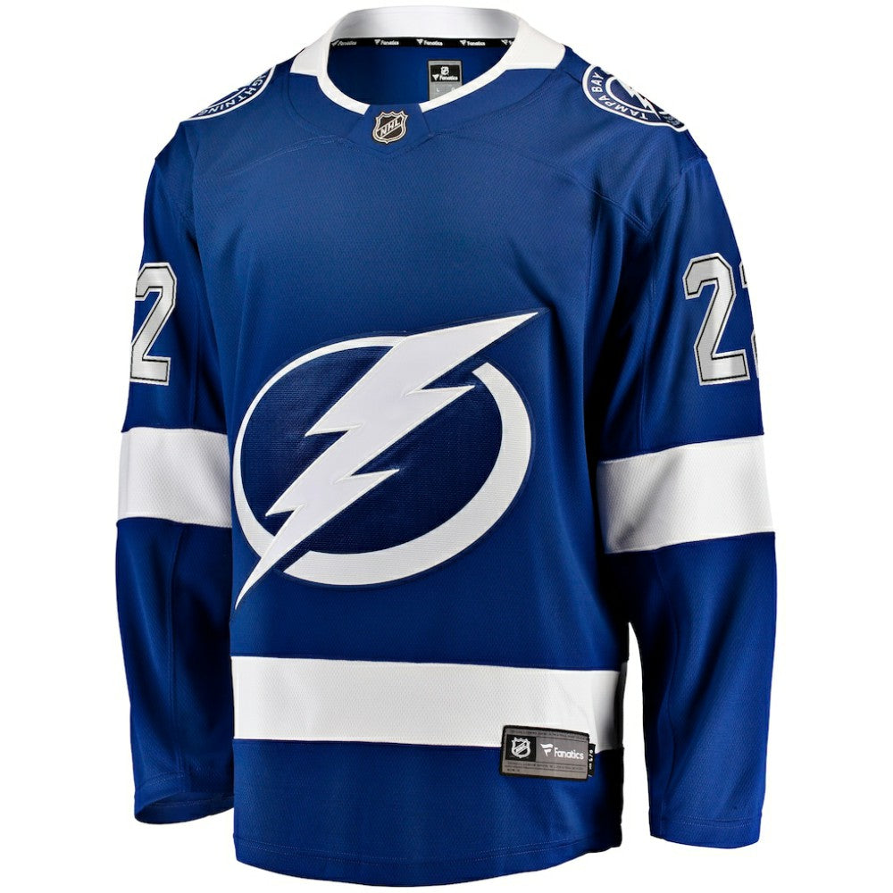 Oliver Bjorkstrand Tampa Bay Lightning Fanatics Home Breakaway Jersey - Blue - NHL