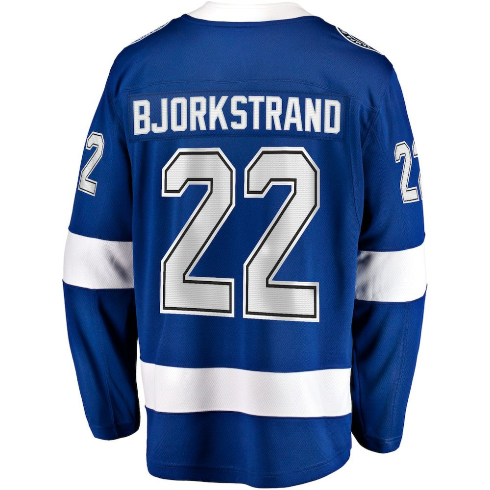 Oliver Bjorkstrand Tampa Bay Lightning Fanatics Home Breakaway Jersey - Blue - NHL