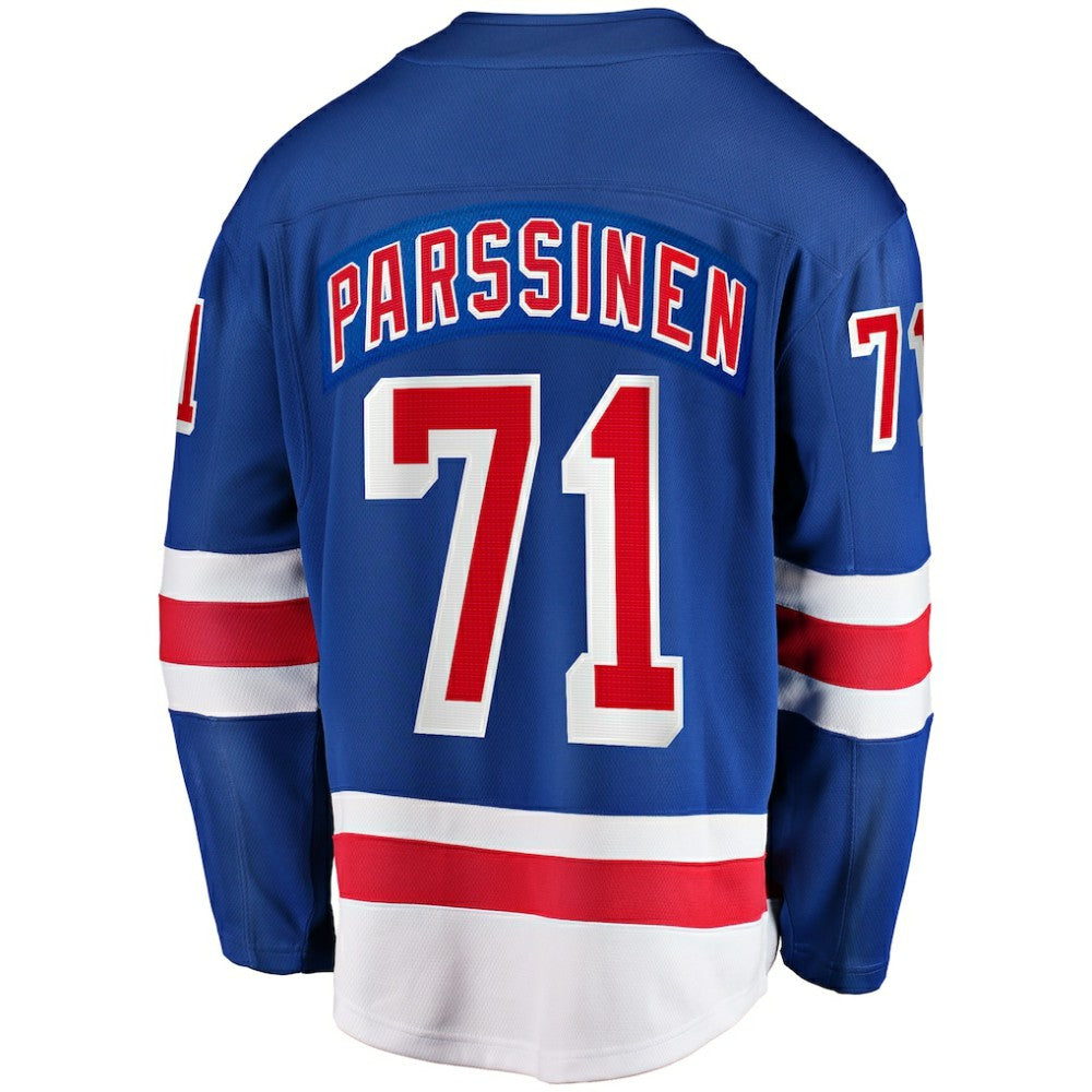 Juuso Parssinen New York Rangers Fanatics Home Breakaway Jersey - Blue - NHL