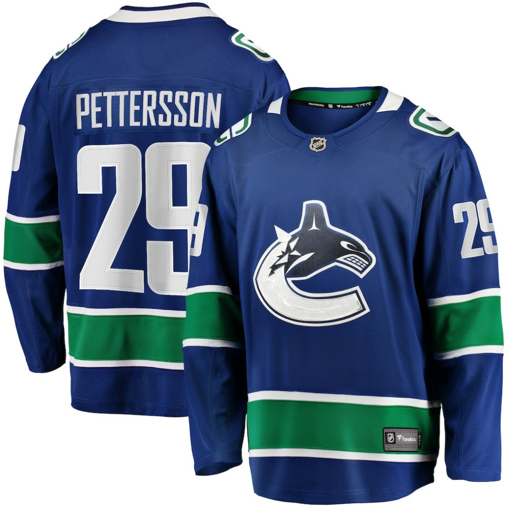 Marcus Pettersson Vancouver Canucks Fanatics Home Breakaway Jersey - Blue - NHL