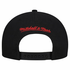 Buffalo Sabres Mitchell & Ness Retro Script Colorblock Snapback Hat - Black - NHL