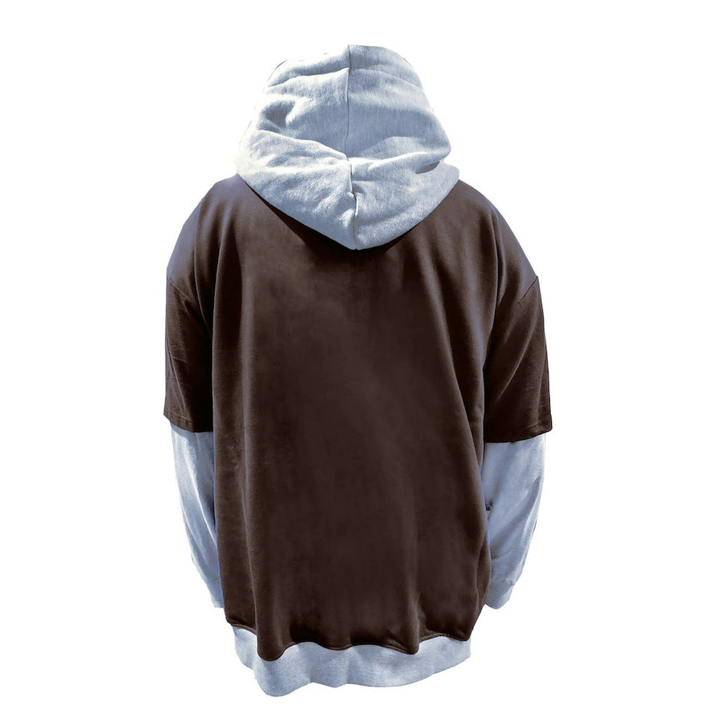 Cleveland Browns Big & Tall Twofer Pullover Hoodie Brown/Heather Gray | Fanatics
