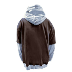 Cleveland Browns Big & Tall Twofer Pullover Hoodie Brown/Heather Gray | Fanatics