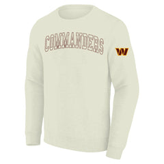 Washington Commanders Profile Big & Tall Fleece Sweatshirt Cream | NFL