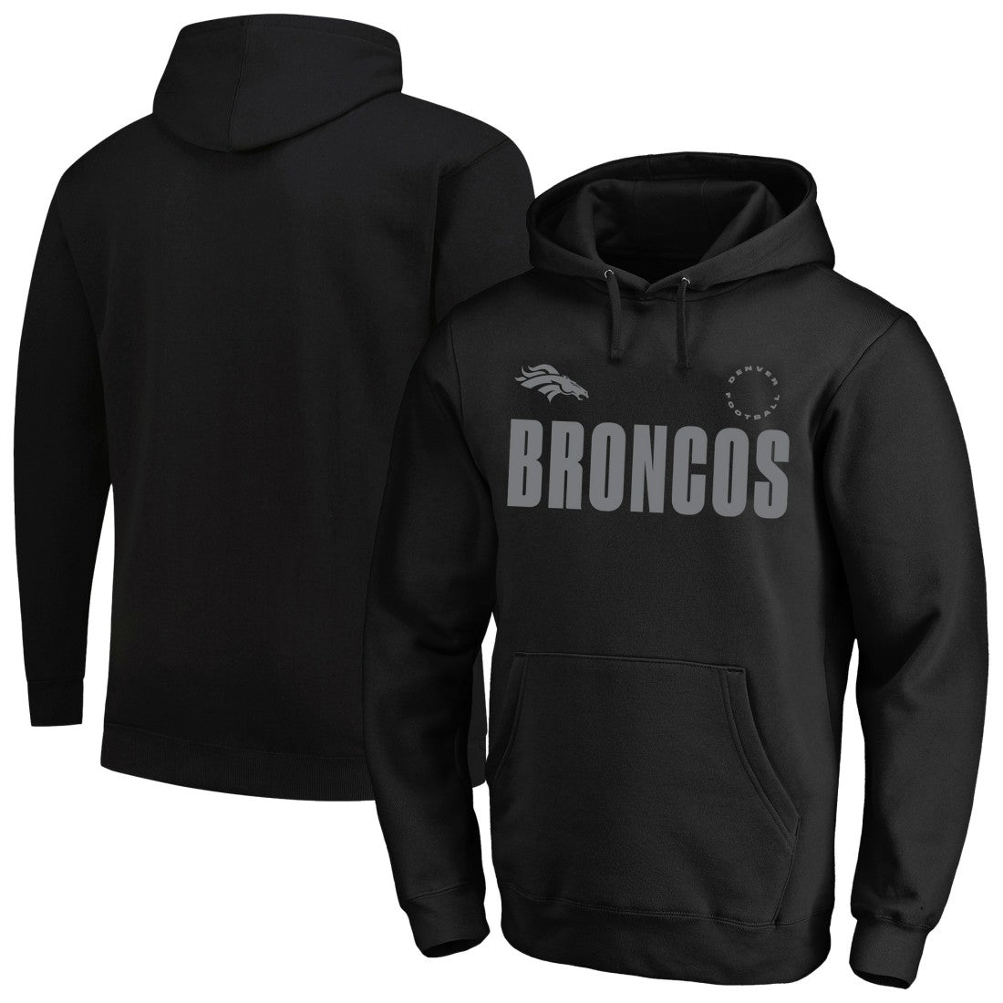 Denver Broncos Big & Tall Chip Shot Hoodie Black | Fanatics