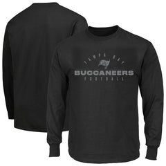 Tampa Bay Buccaneers Big & Tall Coverage Scheme Long Sleeve T-Shirt Black | Fanatics