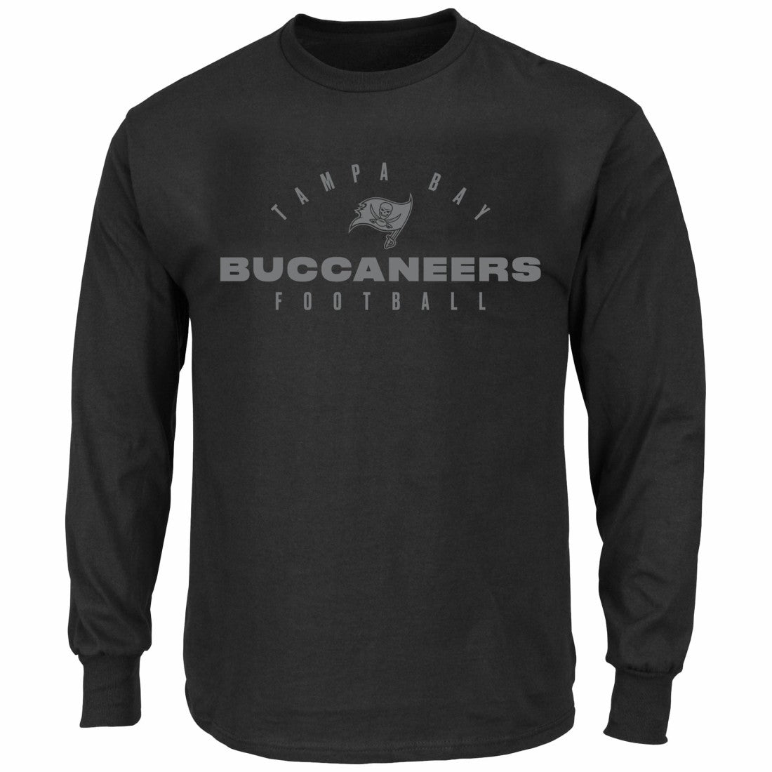 Tampa Bay Buccaneers Big & Tall Coverage Scheme Long Sleeve T-Shirt Black | Fanatics