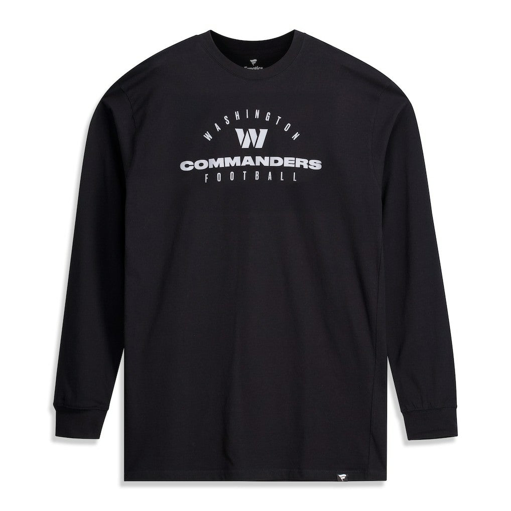 Washington Commanders Big & Tall Coverage Scheme Long Sleeve T-Shirt Black | Fanatics