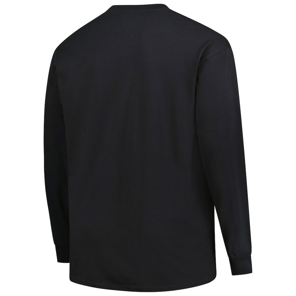 Indianapolis Colts Big & Tall Coverage Scheme Long Sleeve T-Shirt Black | Fanatics