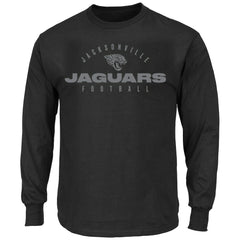 Jacksonville Jaguars Big & Tall Coverage Scheme Long Sleeve T-Shirt Black | Fanatics