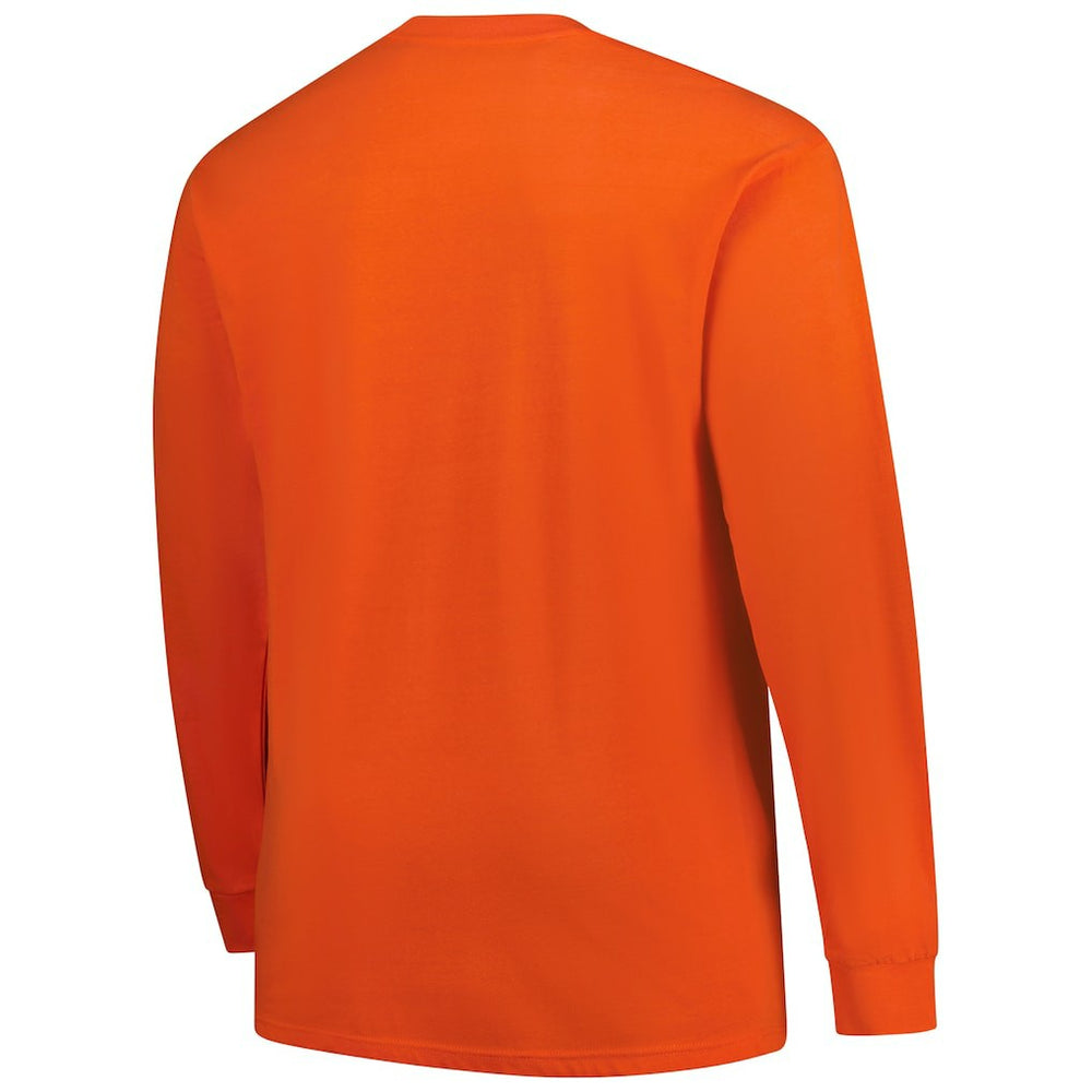 Cleveland Browns Big & Tall Clock Management Legacy Long Sleeve T-Shirt Orange | Fanatics