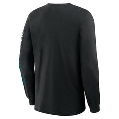 Philadelphia Eagles Big & Tall Clock Management Legacy Long Sleeve T-Shirt Black | Fanatics