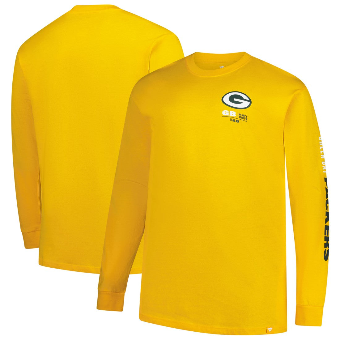 Green Bay Packers Big & Tall Clock Management Legacy Long Sleeve T-Shirt Gold | Fanatics