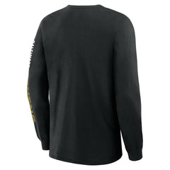 Baltimore Ravens Big & Tall Clock Management Legacy Long Sleeve T-Shirt Black | Fanatics