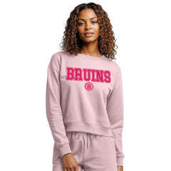 Boston Bruins Concepts Sport Women's Tonal Pullover Sweatshirt - Pink - NHL