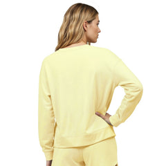 Pittsburgh Penguins Concepts Sport Women's Tonal Pullover Tri-Blend Sweatshirt - Yellow - NHL