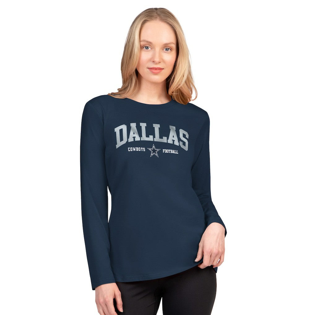 Dallas Cowboys G-III 4Her by Carl Banks Women's Best Play Long Sleeve T-Shirt Navy | NFL
