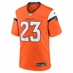Jahdae Barron Denver Broncos 2025 NFL Draft First Round Pick Game Jersey Orange | Nike for Sale