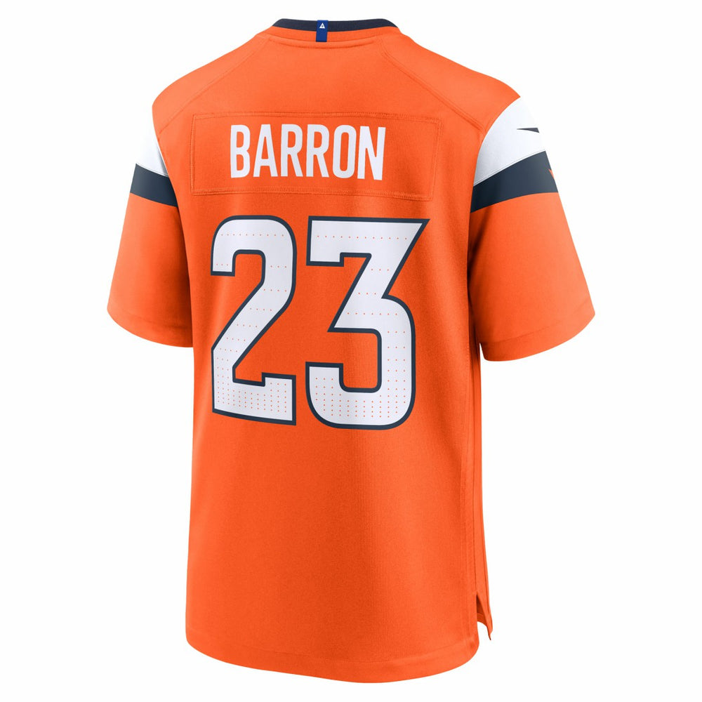 Jahdae Barron Denver Broncos 2025 NFL Draft First Round Pick Game Jersey Orange | Nike for Sale