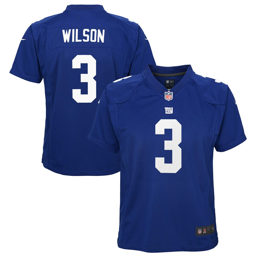 Russell Wilson New York Giants Youth Game Jersey Royal | Nike for Sale